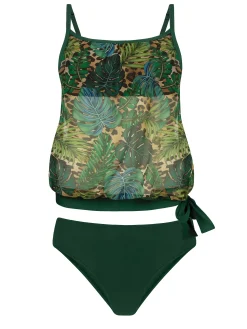 Strój kąpielowy Tankini plus-size F229/908 komplet
