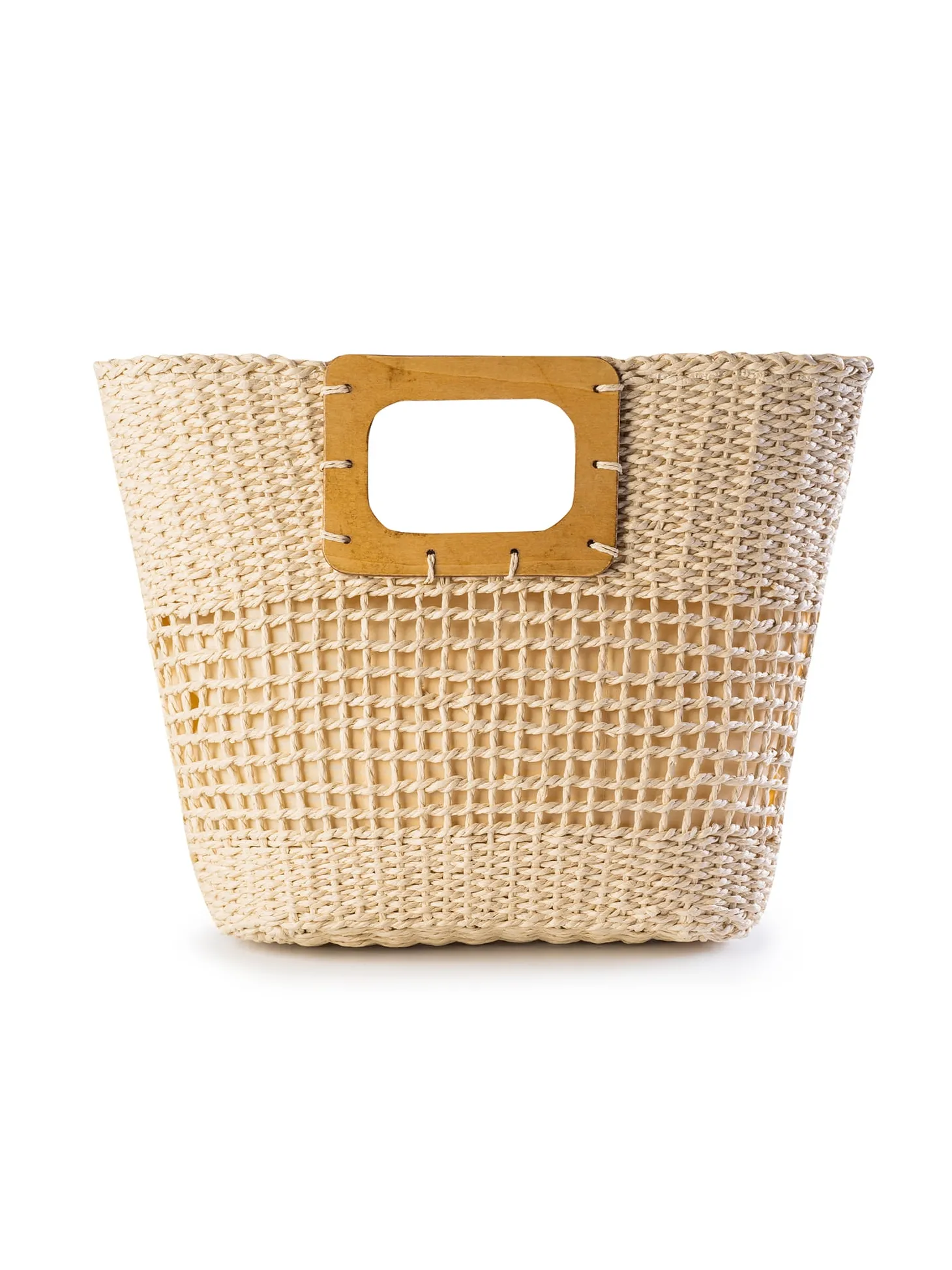 Stylowa torebka damska - pleciony koszyk F87/BAG33