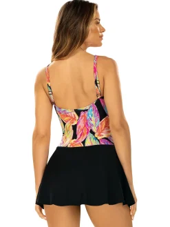 Sukienka kąpielowa damska plus-size F33A/902 black
