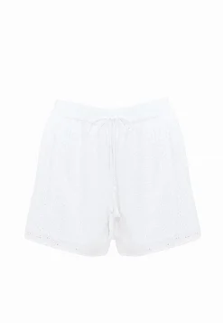 Szorty damskie w stylu boho białe F124B/645