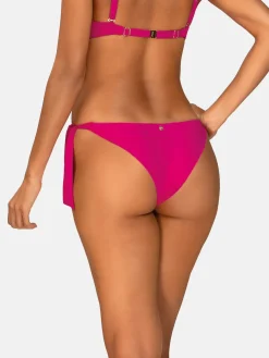Tanga - różowe figi kąpielowe damskie FD17F/919