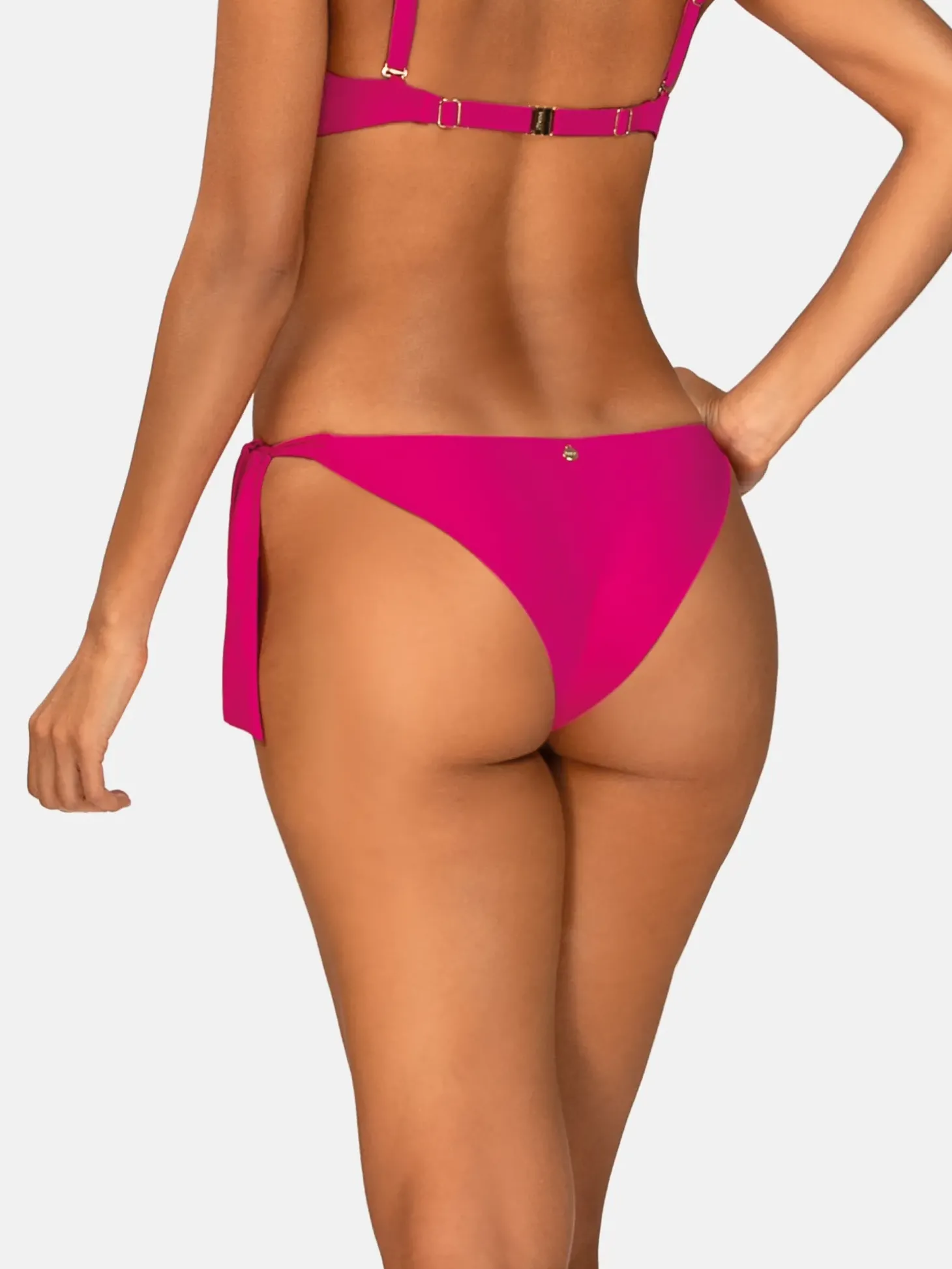 Tanga - różowe figi kąpielowe damskie FD17F/919