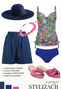 Tankini kąpielowe- duży biust Tropical F38/883 Set