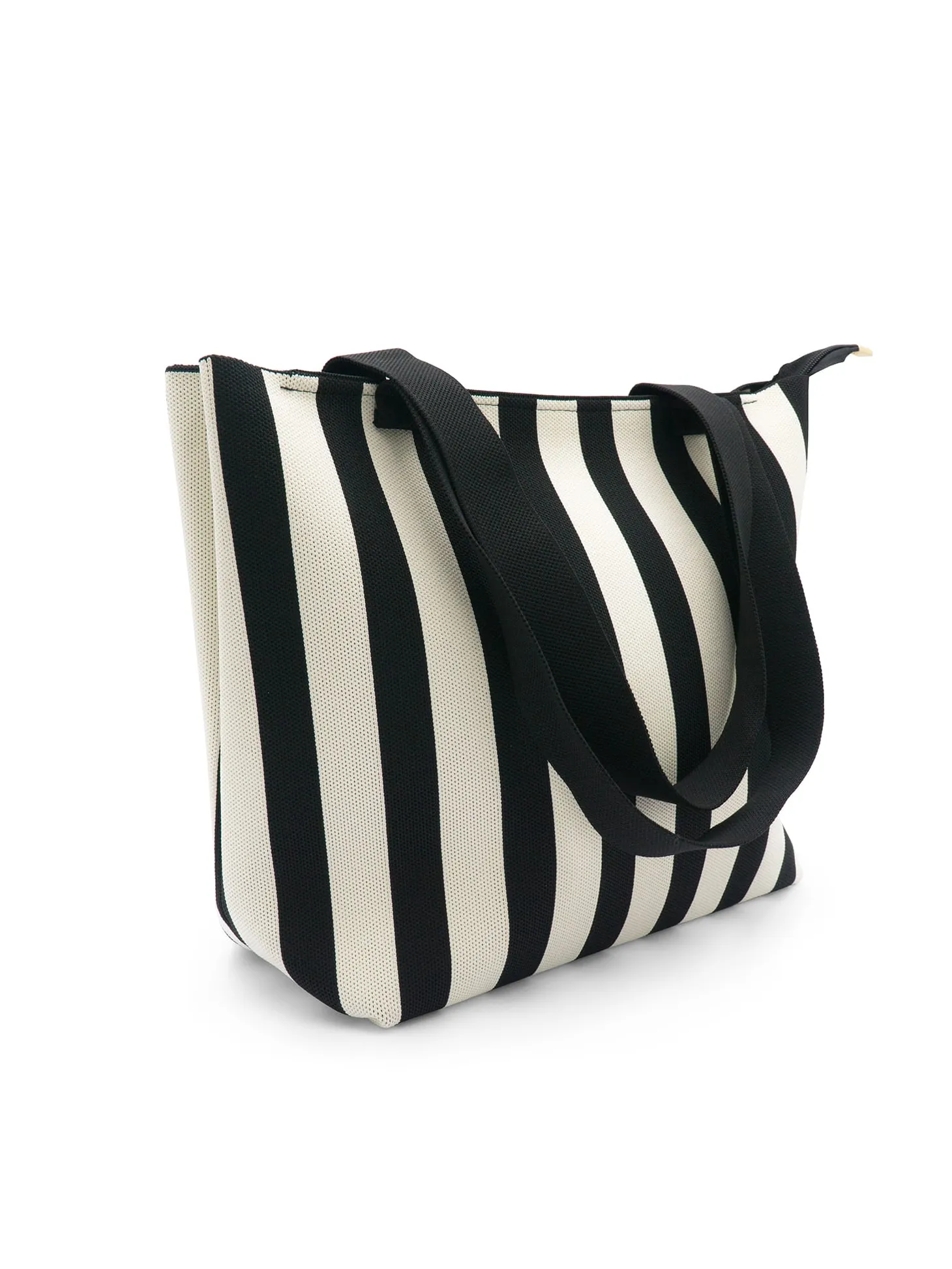 Torba damska shopper - plażowa w pasy F87/BAG59