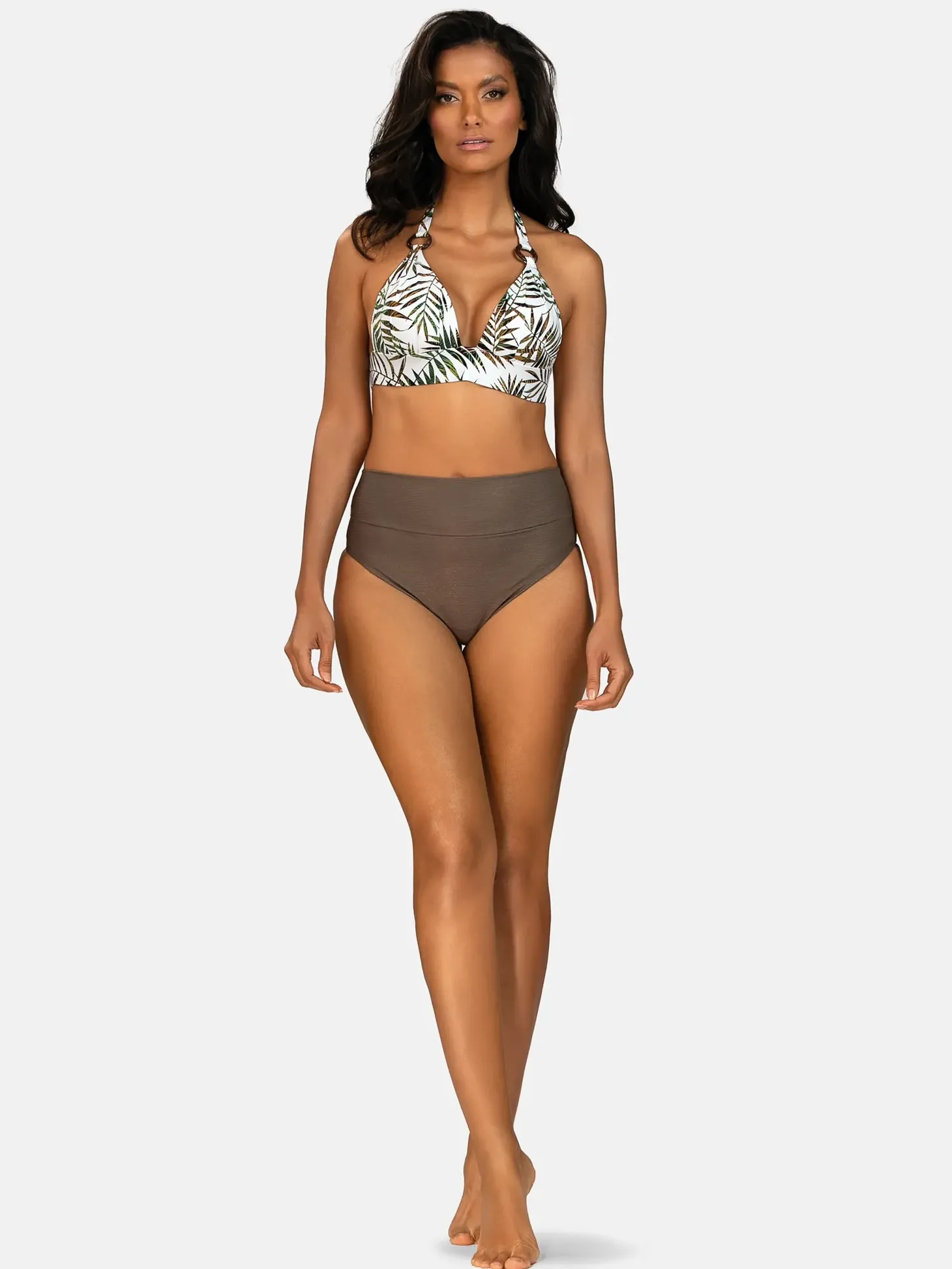Tropikalna góra od bikini FG161/925 wiązana p-up