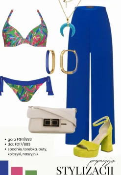 Wiązana góra od bikini push-up FG11/883 Tropical