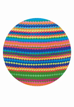 Wiązane figi od bikini kolorowe paski FD144/884