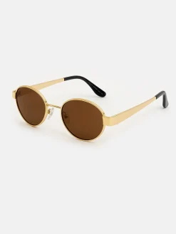 Zestaw | Brązowe owalne okulary w stylu MARC woman