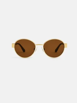 Zestaw | Brązowe owalne okulary w stylu MARC woman