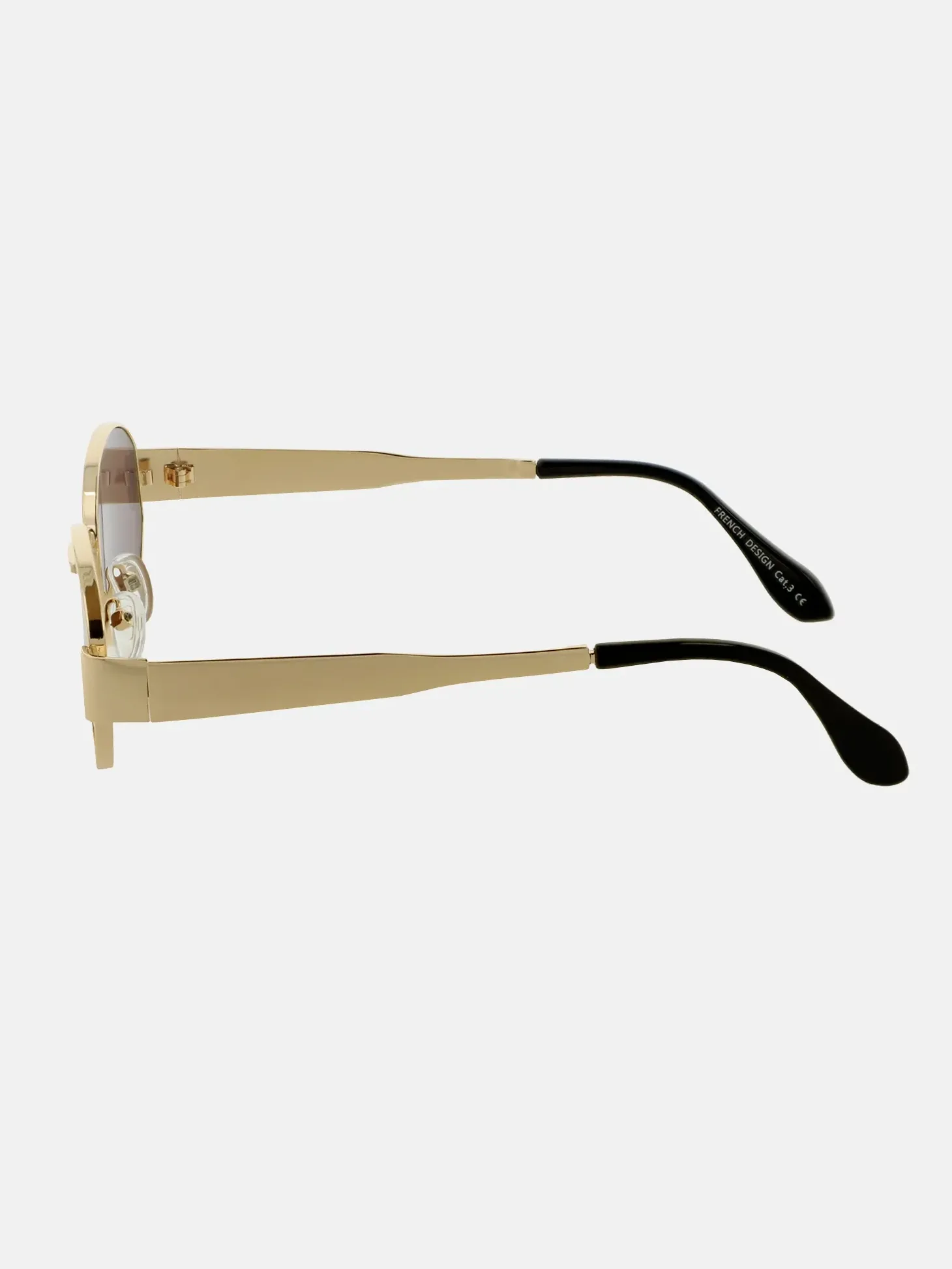 Zestaw | Brązowe owalne okulary w stylu MARC woman